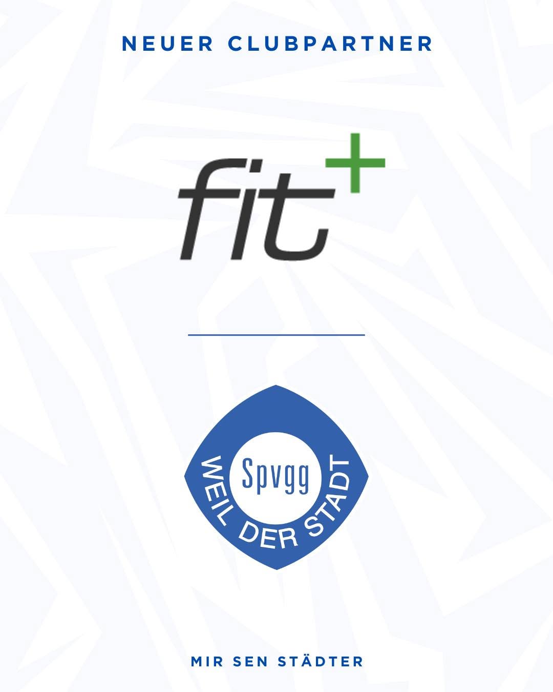 Grafik: fit+ ist neuer Clubpartner der Spvgg Weil der Stadt